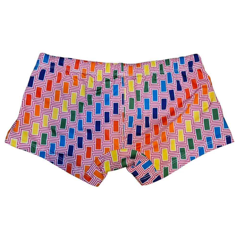 Mr. Turk Montego Bay Swim Trunk Men's Small Multicolor